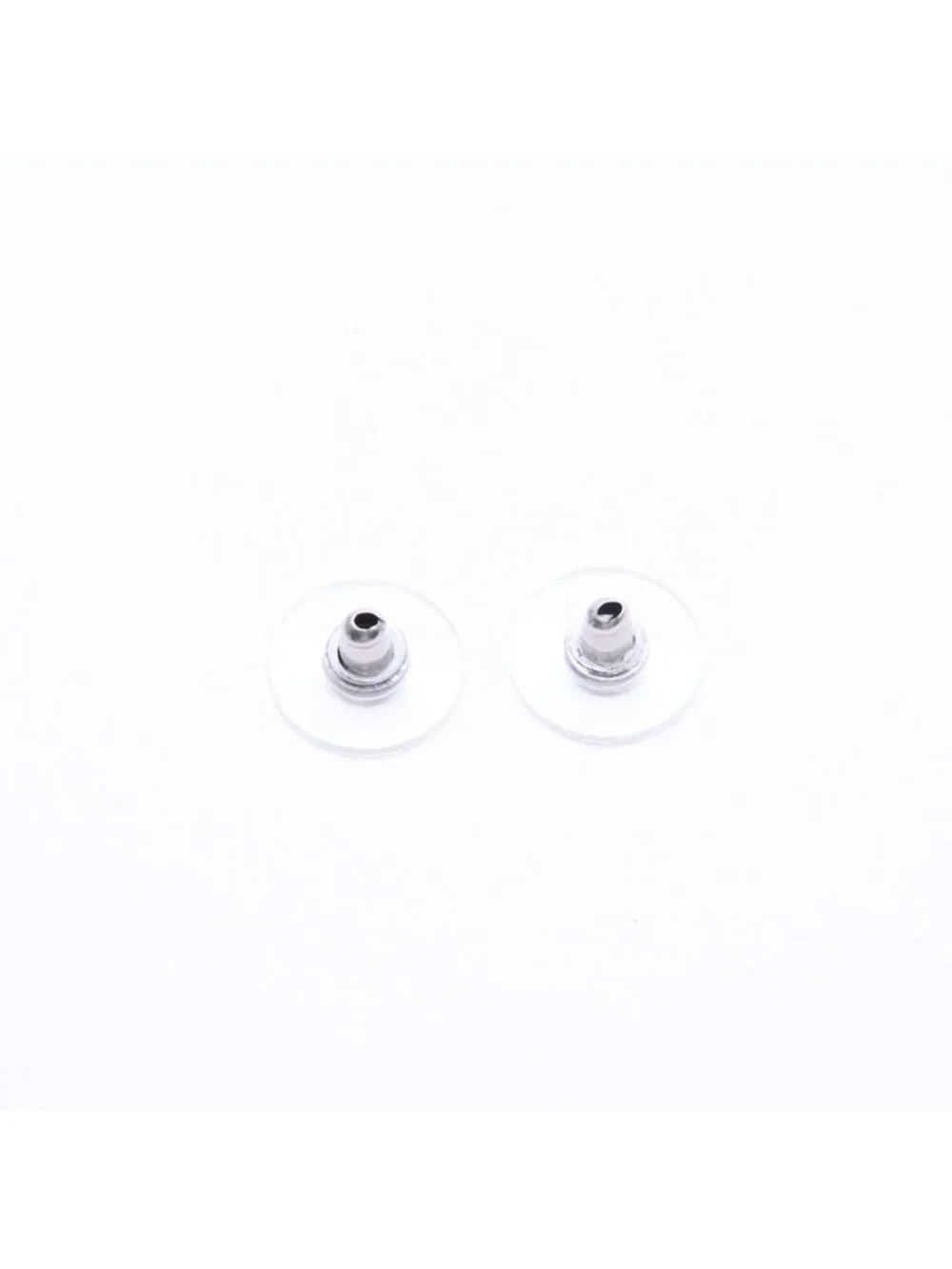 Chanel Earrings CC Logo Silver Metal